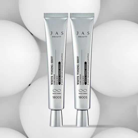 쟈스 화이트 토닝샷 코어크림, 40ml, 2개