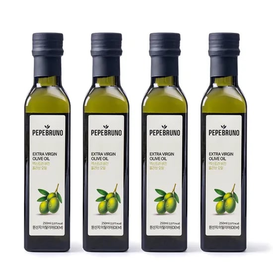 페페브루노 엑스트라버진 올리브오일, 250ml, 4개