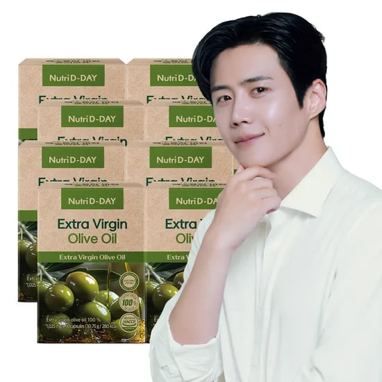 뉴트리디데이 엑스트라 버진 올리브유, 1025mg, 30캡슐, 8개