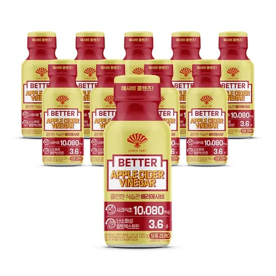 동화약품 배러애사비 애플사이다비니거, 120ml, 20개입