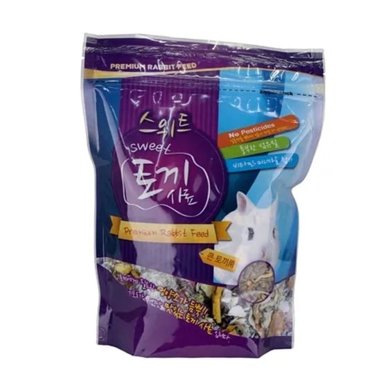 애니몰파크 스위트 토끼 사료, 큰토끼용, 750g, 1개