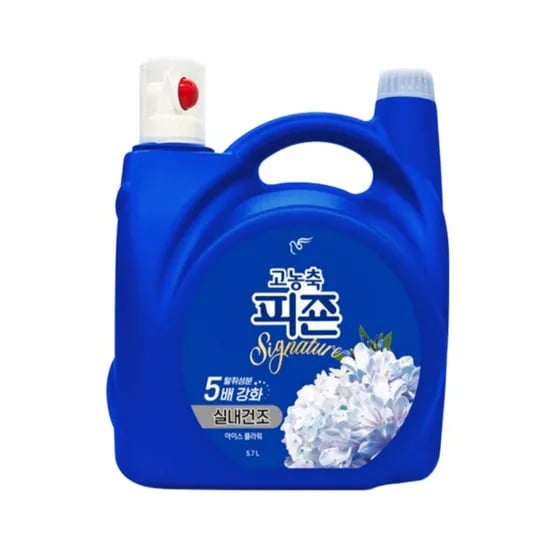 피죤 고농축피죤 시그니처 실내건조 아이스플라워 섬유유연제, 5.7L, 1개