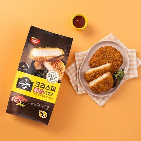 동원 퀴진 크리스피 돈까스 통등심, 480g, 3개