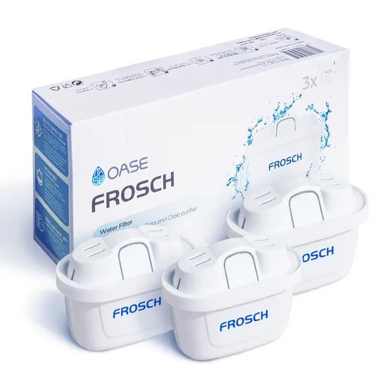 OASE FROSCH 정수기 필터, 브리타 막스트라 호환, 호환용, 3개입, 1개