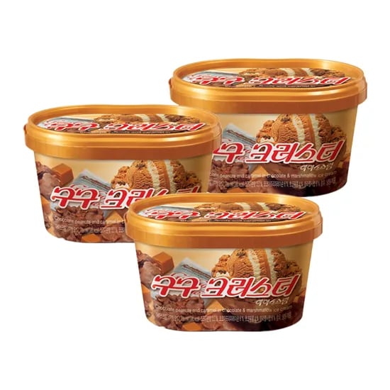 롯데제과 구구 크러스터 홈, 660ml, 3개