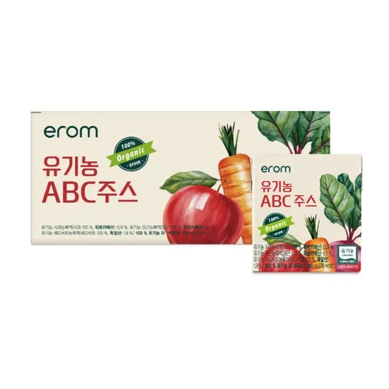 이롬 유기농 ABC주스, 140ml, 20개입, 1박스