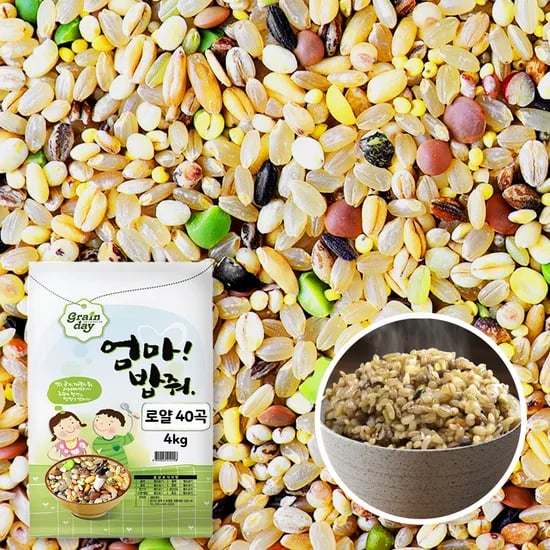 로얄 40곡 혼합잡곡, 4kg, 1개