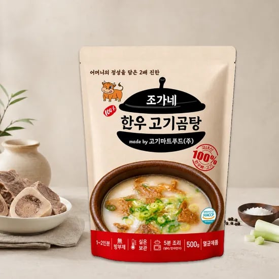 조가네 한우 고기곰탕, 500g, 20팩