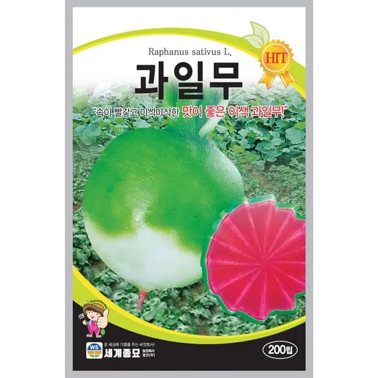 세계종묘 과일무 200립 1개