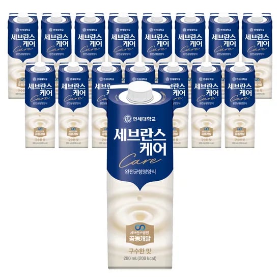 연세유업 세브란스케어 완전균형영양식 구수한맛, 200ml, 16팩