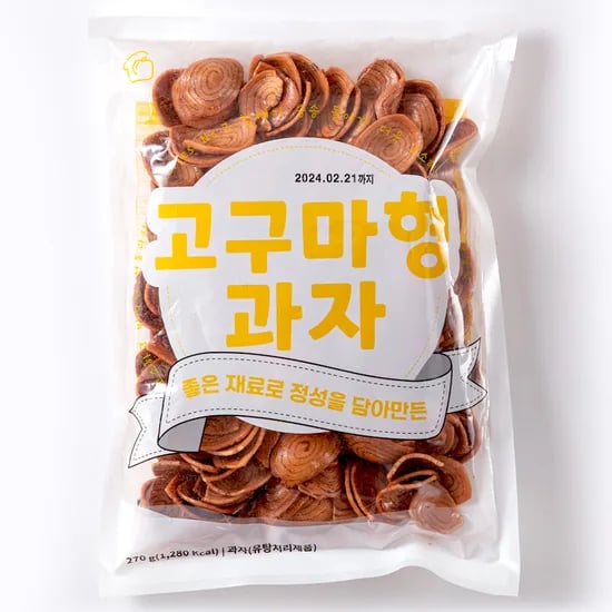 고소함 가득 고구마형 과자, 270g, 4봉
