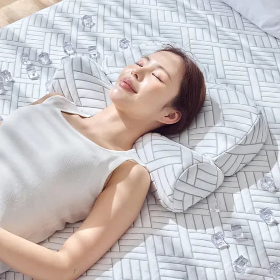 리브맘 아이스쿨링 냉감 바른자세 경추베개, 1개
