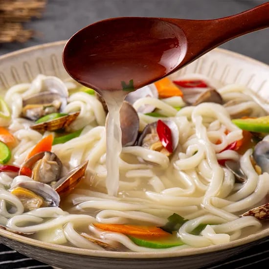 천일식품 면의 정석 얼큰 칼국수면 + 바지락맛스프, 230g, 10봉 + 9g, 10봉, 1세트