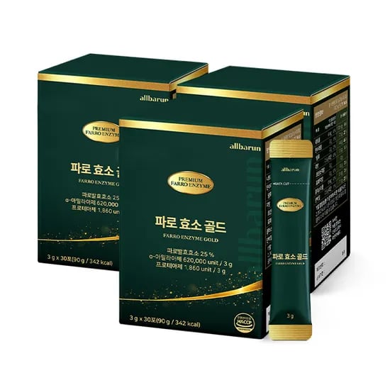 올바른 파로 효소 골드, 3g, 30포, 3박스