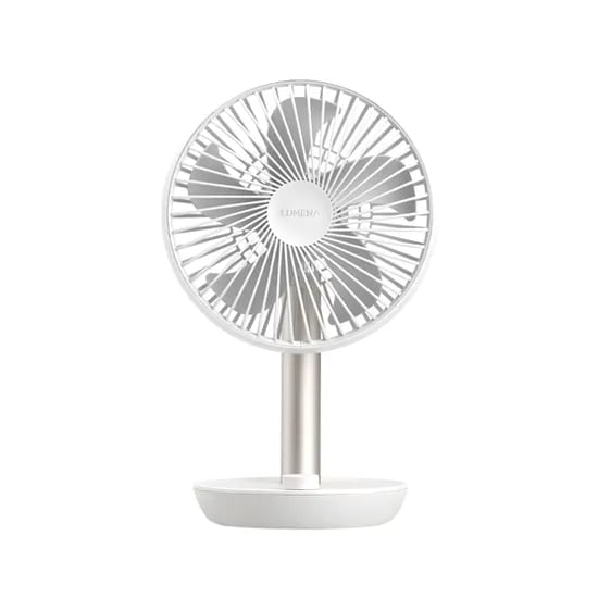 루메나 탁상용 무선 선풍기, 크림 화이트, 1개