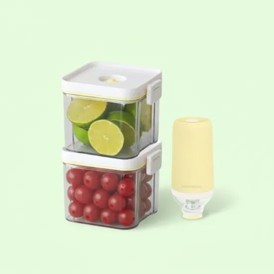 모노테일 세보리 무선 미니 진공포장기, 600ml 2개, 무선 진공포장기 1개