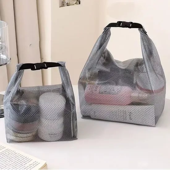 PVC 방수 드라이백, 그레이, S, 1개 + L, 1개, 2개
