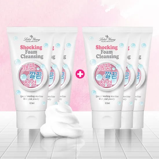 라벨영 쇼킹폼클렌징, 100ml, 6개