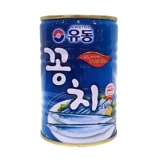 유동 꽁치 통조림, 400g, 5개