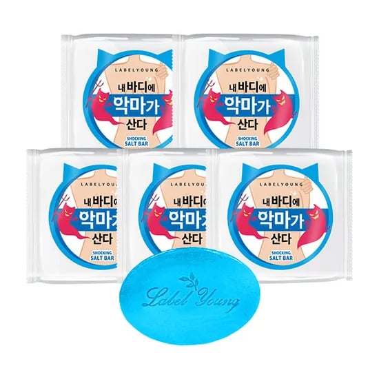 라벨영 쇼킹소금바, 100g, 5개