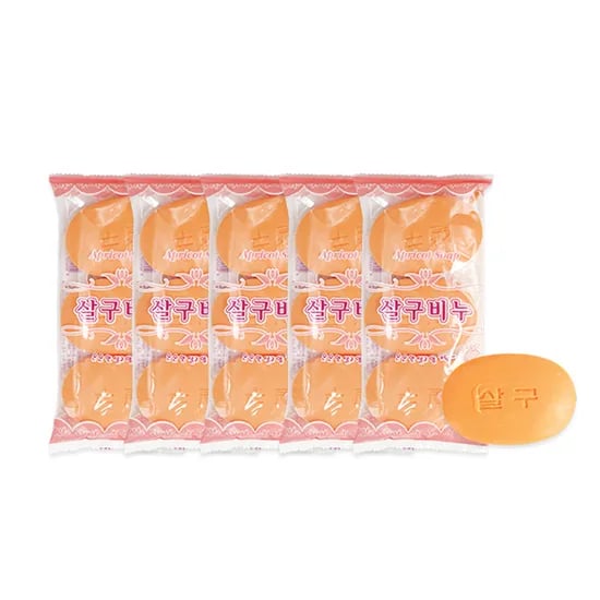 살구 화장 비누, 90g, 15개