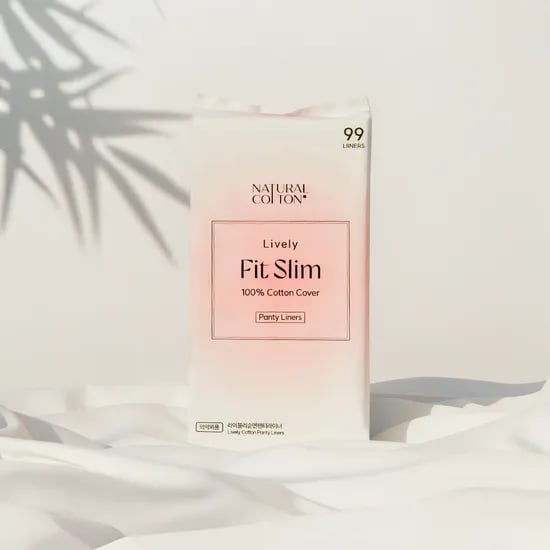 내츄럴코튼 라이블리 순면 롱 팬티라이너, 일반, 99개입, 2팩