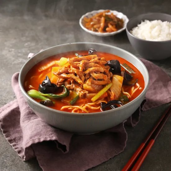 홍야 직화 고기짬뽕, 400g, 4개 + 중화면, 230g, 4개