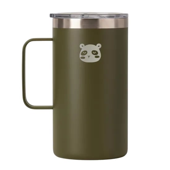 믿추 보온 보냉 머그텀블러, 카키, 650ml, 1개