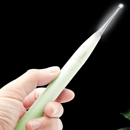 휴대용 구강 세정기, LED 입냄새 제거기, 그린