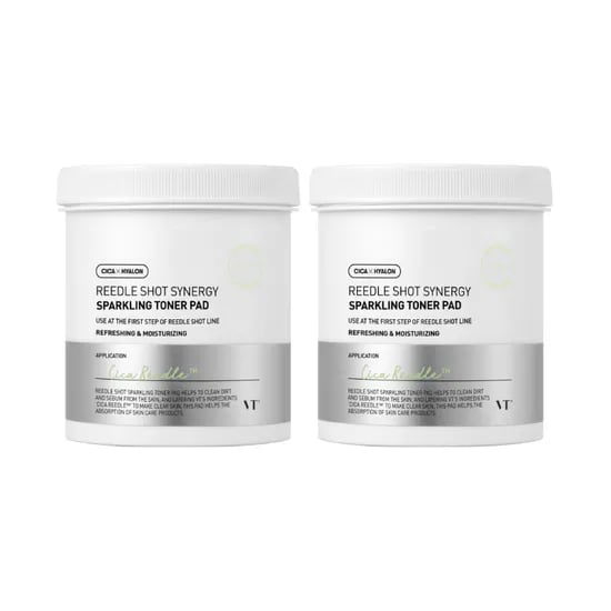 VT 리들샷 시너지 스파클링 토너 패드, 리들함유, 200ml, 80매, 2개