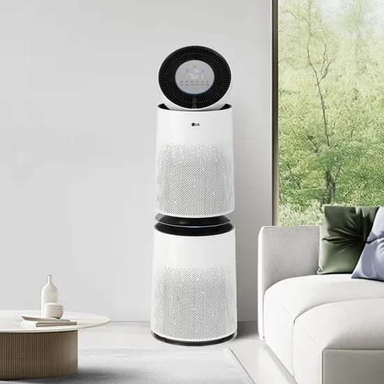 LG 퓨리케어 360도 공기청정기 플러스, 크리미스노우