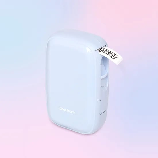 라벨터치 마로팝 라벨프린터, 블루베리, 1개