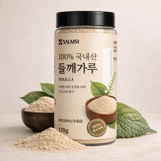 SALMSI 국내산 탈피 들깨가루, 170g, 1개