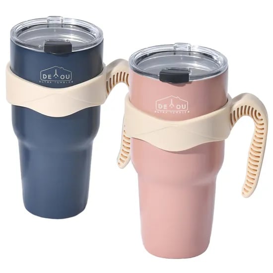 디유 울트라 텀블러 900ml, 핑크 1개 + 네이비 1개