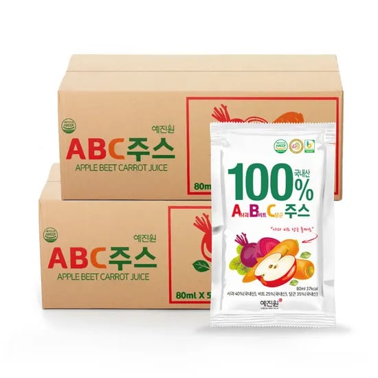 예진원 국내산 ABC 주스, 80ml, 100포
