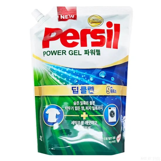 퍼실 딥클린 파워젤 겸용 리필 드럼 일반 액체세제 세탁세제, 2L, 1개