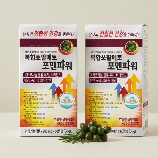 한미양행 복합 쏘팔메토 포맨파워 900mg 60캡슐 2개 19,900원