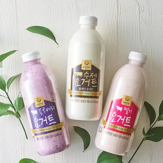 강훈목장 수제요거트, 플레인, 1L, 2개