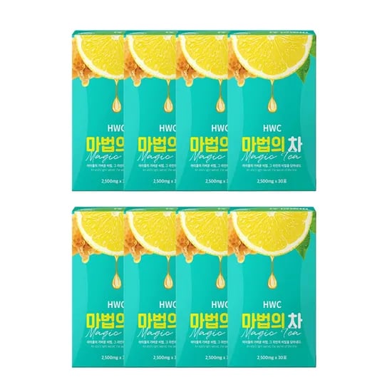 유유헬스케어 HWC 마법의 차 2.5g 30포 8개 34,000원