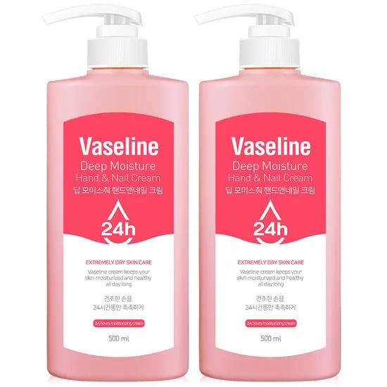 바세린 24h 핸드크림, 500ml, 2개