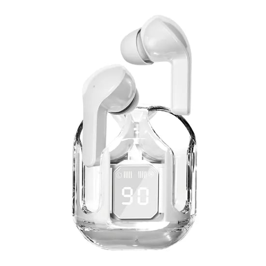 템플러 투명 무선 이어폰 BT-W500, 화이트, 1개