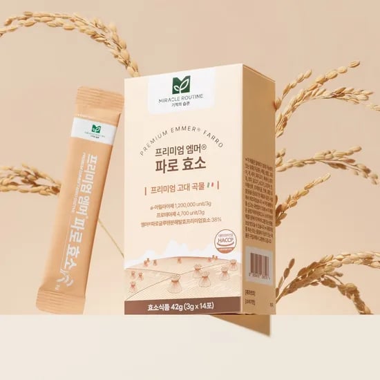 프리미엄 엠머 파로 효소, 3g, 14포, 4box