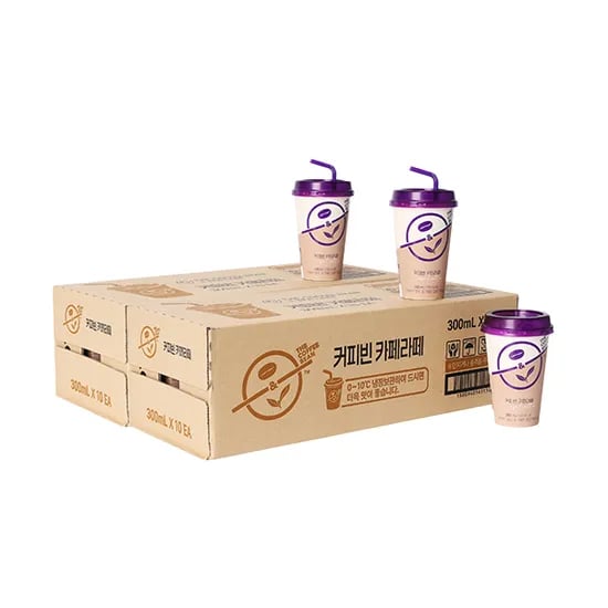 커피빈 카페라떼 컵커피, 300ml, 20개