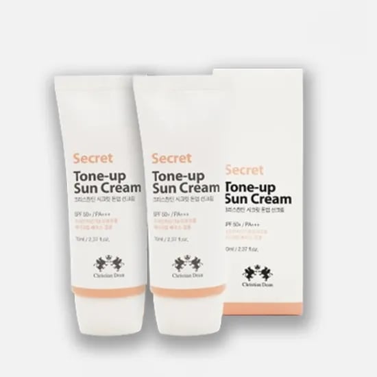 크리스찬딘 시크릿 톤업 선크림, 70ml, 2개