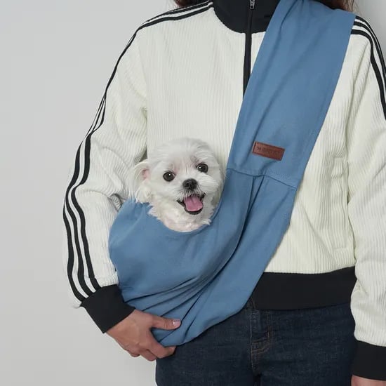 SUPER PET 에코 슬링백, 블루, L, 1개