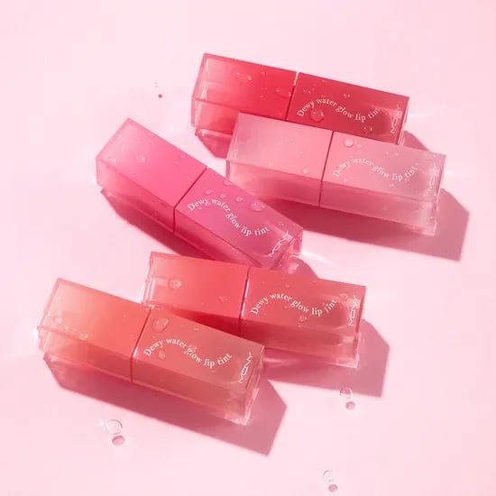 맥퀸뉴욕 듀이 워터 글로우 립틴트, 로즈봉봉, 1개 + 아이시체리, 1개, 3.5g, 2개
