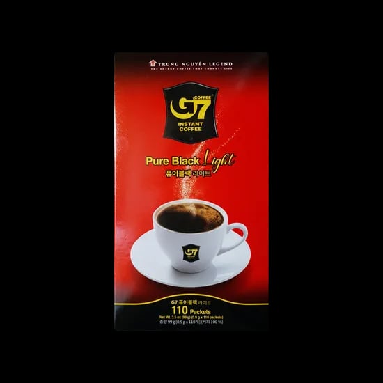 G7 커피 퓨어블랙 라이트, 0.9g, 110개입, 1개