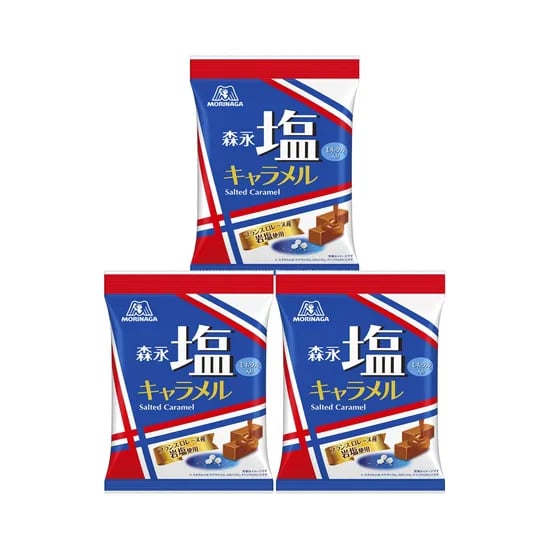 모리나가 소금 카라멜, 83g, 3개