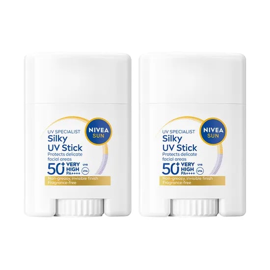 니베아 선 유브이 스페셜리스트 실키 유브이 스틱, 15g, 2개