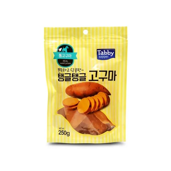 테비 고런치 고구마 통, 강아지, 250g, 4개입